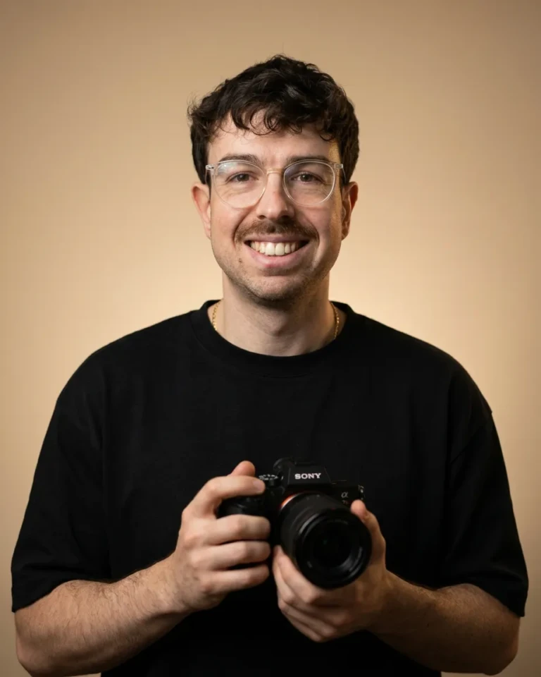 Max Fortner mit Kamera